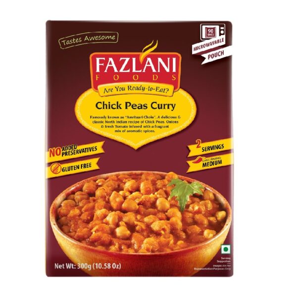 Fazlani 鷹嘴豆咖哩風味即食包 300g（印度）