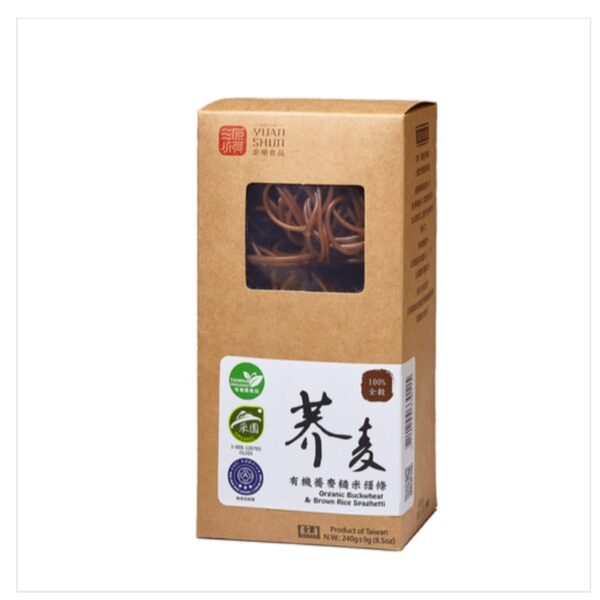 蕎麥 源順有機糙米糆條 240g (3入 80g)(台灣)