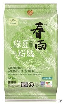 龍口有機粉絲12把裝 / 春雨綠豆粉絲、寬粉 （台灣）