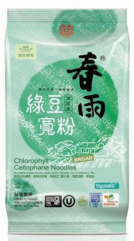 龍口有機粉絲12把裝 / 春雨綠豆粉絲、寬粉 （台灣）